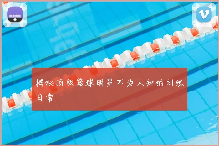 揭秘顶级篮球明星不为人知的训练日常
